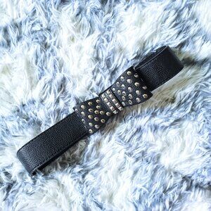 Studded Bow Belt